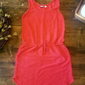 NY&Co draw string waist Terry cloth dress